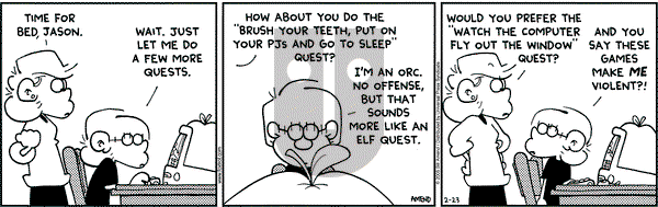 FoxTrot - Wednesday February 23, 2005 Comic Strip