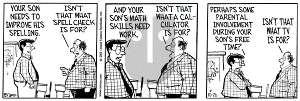 Grand Avenue on Sunday October 29, 2006 Comic Strip