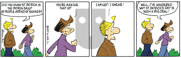 Arlo and Janis on Saturday March 17, 2007 Comic Strip