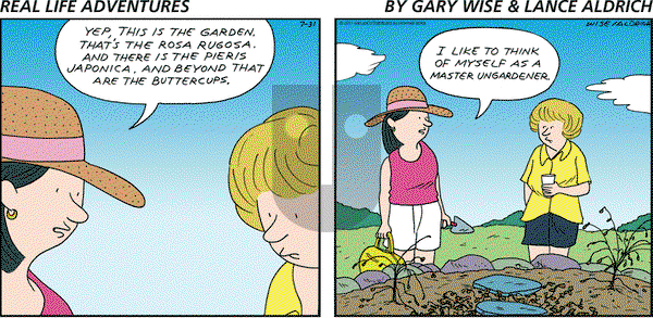 Real Life Adventures on Sunday July 31, 2011 Comic Strip