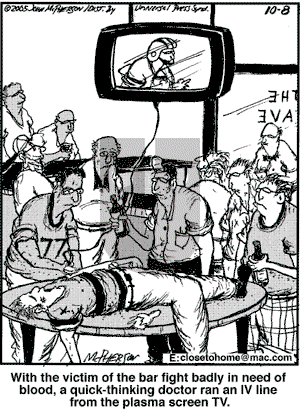 Close to Home on Saturday October 8, 2005 Comic Strip