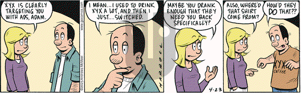 Adam@Home on Wednesday April 23, 2025 Comic Strip
