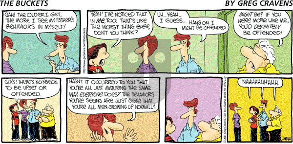 The Buckets on Sunday October 2, 2011 Comic Strip