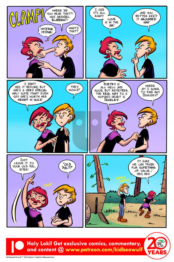 Kid Beowulf - Thursday November 23, 2023 Comic Strip