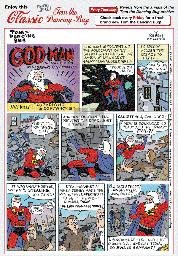 Tom the Dancing Bug on Thursday September 27, 2018 Comic Strip