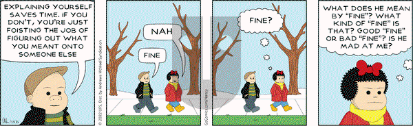 Nancy - Monday November 28, 2022 Comic Strip