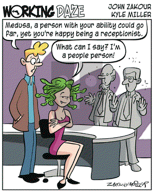 Working Daze on Tuesday January 25, 2005 Comic Strip