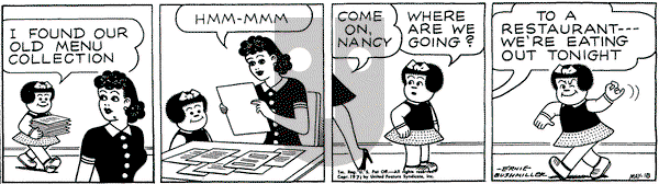 Nancy on Tuesday May 18, 1971 Comic Strip