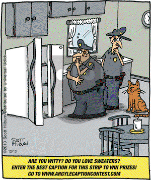 The Argyle Sweater on Monday December 13, 2010 Comic Strip