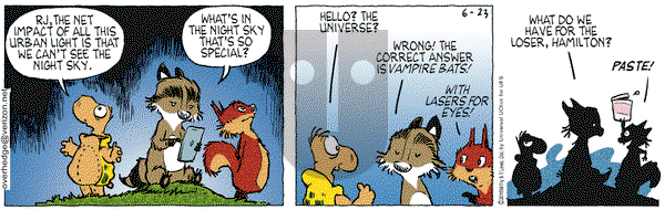 Over the Hedge on Tuesday June 23, 2015 Comic Strip