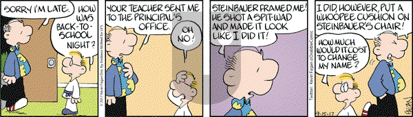 Drabble on Friday September 15, 2017 Comic Strip