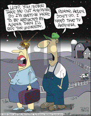 The Flying McCoys on Tuesday April 15, 2025 Comic Strip