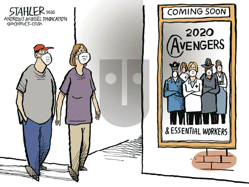 Jeff Stahler on Thursday April 9, 2020 Comic Strip