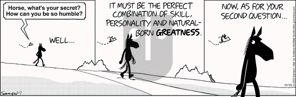 Dark Side of the Horse - Wednesday November 15, 2023 Comic Strip