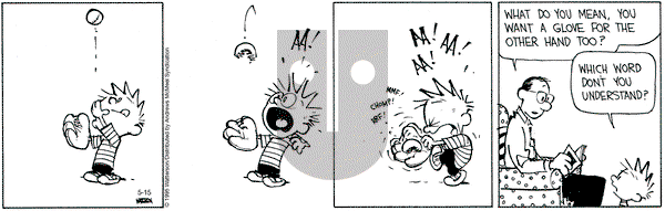 Calvin and Hobbes on Thursday May 15, 2025 Comic Strip