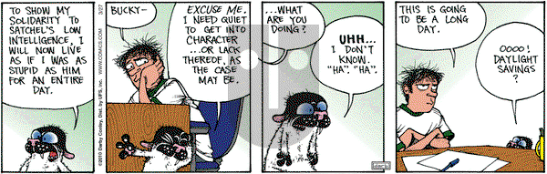 Get Fuzzy on Saturday March 27, 2010 Comic Strip