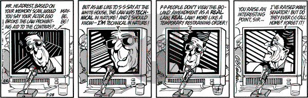 Doonesbury on Thursday May 28, 1987 Comic Strip