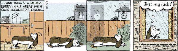 Fred Basset on Thursday April 21, 2011 Comic Strip