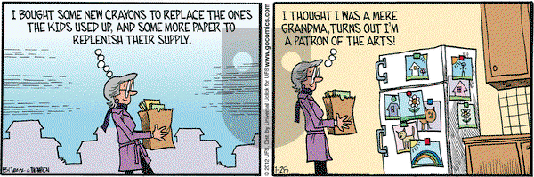 Grand Avenue on Saturday January 28, 2012 Comic Strip