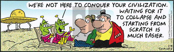 Frank and Ernest on Thursday January 4, 2018 Comic Strip