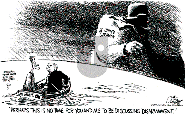 Pat Oliphant - Wednesday November 22, 1989 Comic Strip