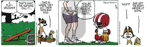 Over the Hedge on Monday June 19, 2006 Comic Strip
