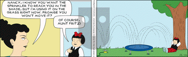Nancy on Friday July 17, 2020 Comic Strip