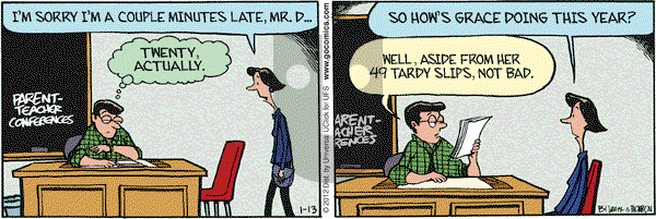 Grand Avenue on Friday January 13, 2012 Comic Strip