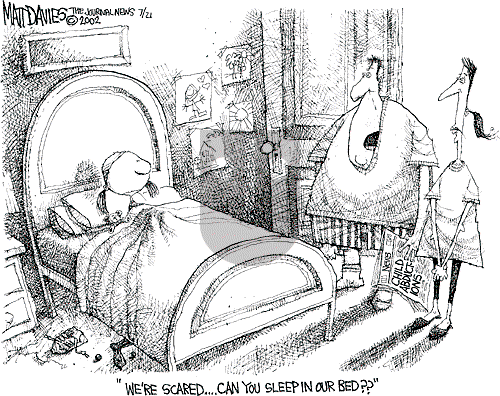 Matt Davies on Monday July 22, 2002 Comic Strip