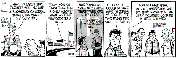 Grand Avenue on Tuesday December 4, 2001 Comic Strip