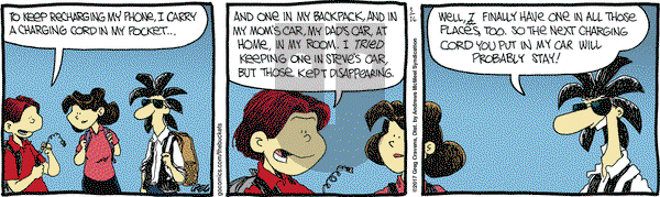 The Buckets on Thursday March 16, 2017 Comic Strip
