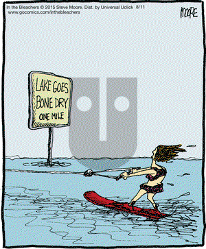 In the Bleachers on Tuesday August 11, 2015 Comic Strip
