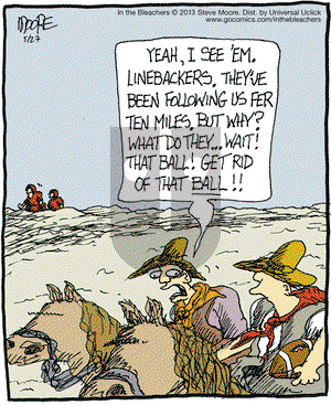 In the Bleachers on Monday May 27, 2013 Comic Strip