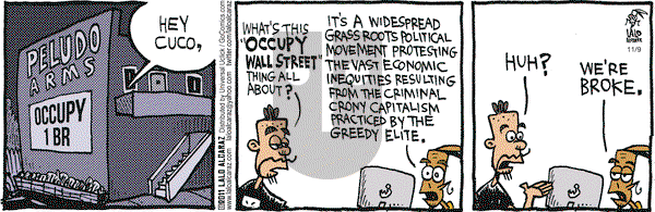 La Cucaracha on Wednesday November 9, 2011 Comic Strip