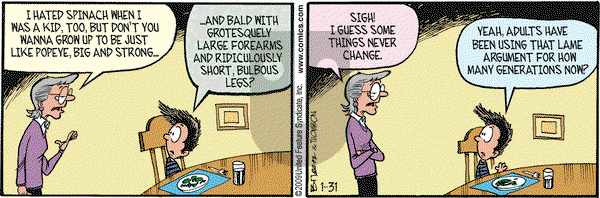 Grand Avenue on Saturday January 31, 2009 Comic Strip