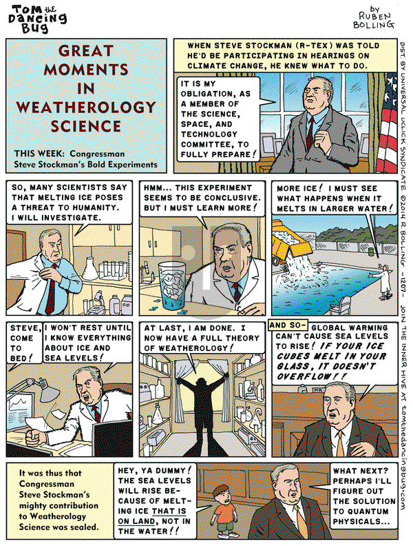 Tom the Dancing Bug on Friday October 3, 2014 Comic Strip