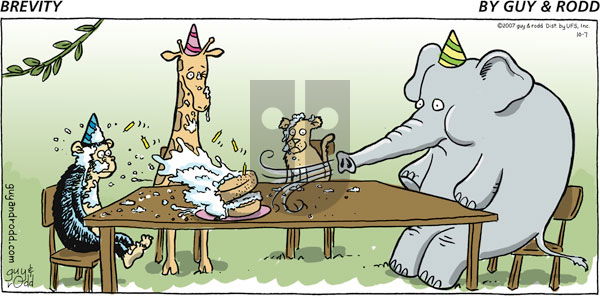 Brevity on Sunday October 7, 2007 Comic Strip