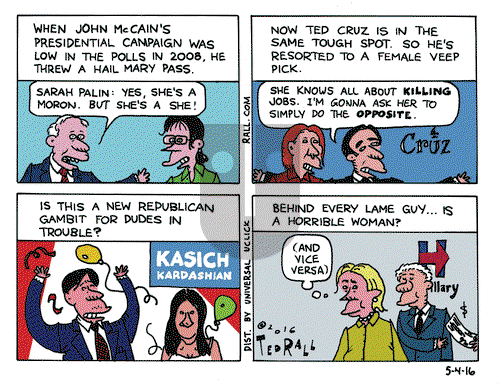 Ted Rall on Wednesday May 4, 2016 Comic Strip