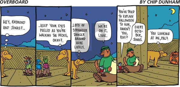 Overboard on Sunday October 31, 2021 Comic Strip