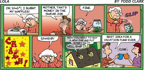 Lola on Sunday July 21, 2013 Comic Strip