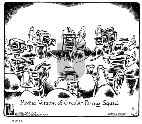 Tom Toles on Thursday August 28, 2008 Comic Strip