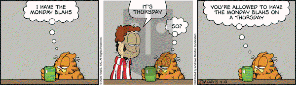 Garfield on Thursday April 10, 2025 Comic Strip