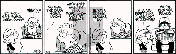 FoxTrot on Monday July 10, 1989 Comic Strip