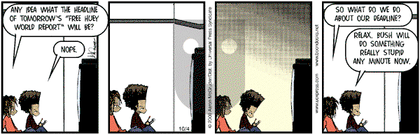 The Boondocks - Wednesday May 7, 2008 Comic Strip