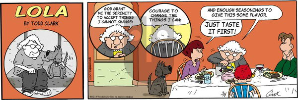 Lola on Sunday February 19, 2017 Comic Strip