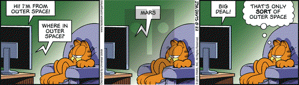 Garfield on Saturday August 22, 2015 Comic Strip