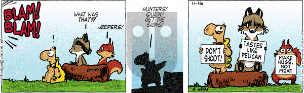 Over the Hedge on Monday November 16, 2015 Comic Strip