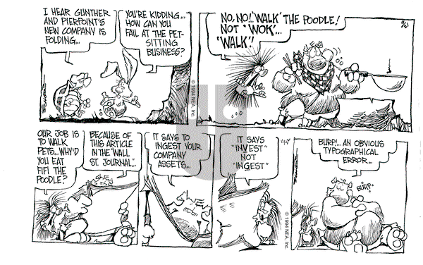 The Grizzwells on Monday November 21, 1994 Comic Strip