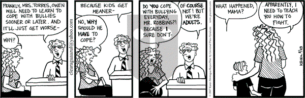 Clear Blue Water on Friday March 23, 2007 Comic Strip