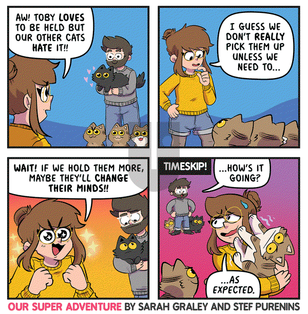 Our Super Adventure on Monday January 22, 2024 Comic Strip